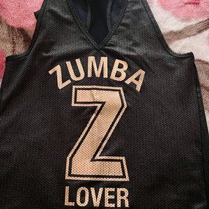 Zumba top+leggings bundle in rose gold